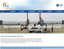 Tablet Screenshot of gmsolarproject.com
